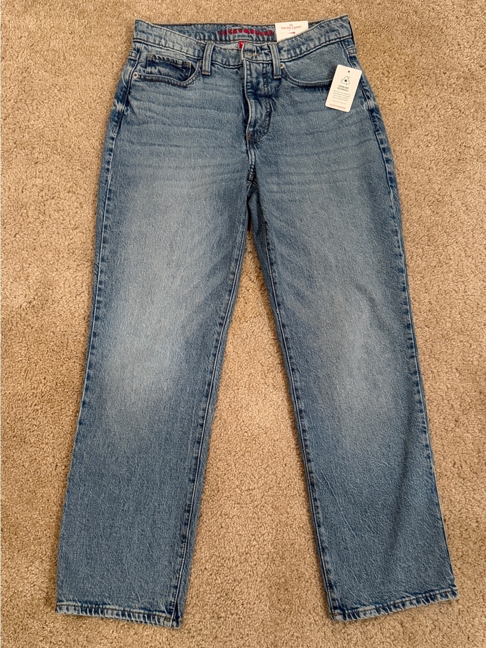 Lucky Brand Light Blue Straight Leg Jeans